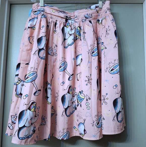 Sourpuss Tipsy Elephant Swing Skirt - Picture 3 of 6